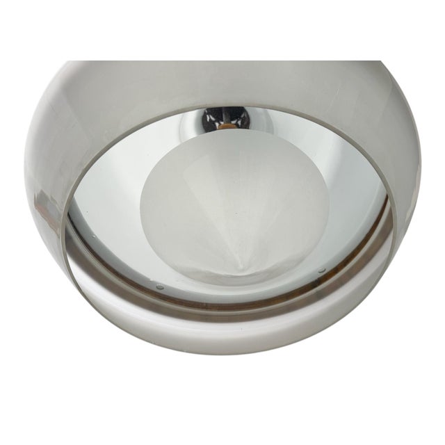 Metal Arts & Crafts Large Pendant in the style of Peter Behrens, 1900s For Sale - Image 7 of 11