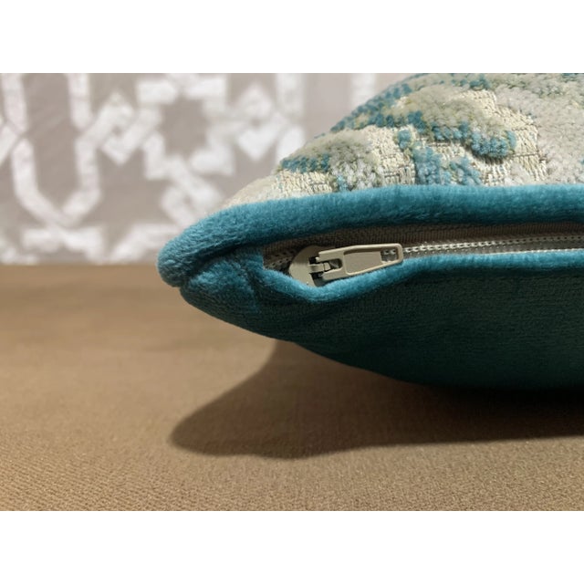 Vintage Re-Designed and Hand-Engineered Pillow Cover For Sale - Image 4 of 4