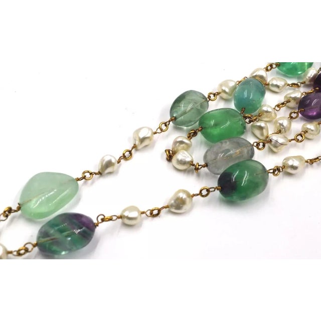 Vintage 1980s Kenneth Jay Lane Kjl Gripoix Style Necklace