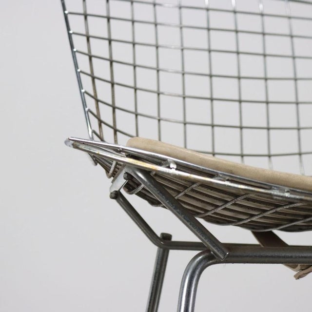 Vintage Stool in Metal and Leatherette, Italy, 1970s For Sale - Image 5 of 11