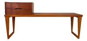 Telephone Bench by Kai Kristiansen for Aksel Kjersgaard, 1960s