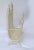 Arthur Umanoff 1970s Wrought Iron & Handwoven Iron Magazine Stand Champagne Shabby Chic Finish For Sale - Image 4 of 13