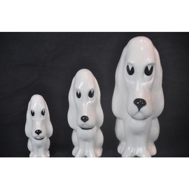 1970s English Dogs from Sylvac, 1970s, Set of 3 For Sale - Image 5 of 8