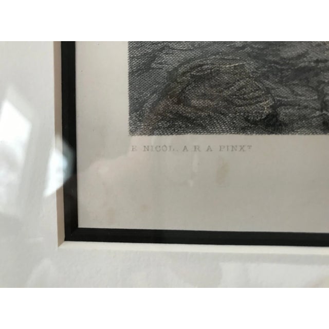 Framed Black & White Etching "Boys Kept In" For Sale In Chicago - Image 6 of 10