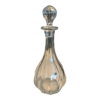 Tiffany Crystal Decanter Tulip Shaped For Sale