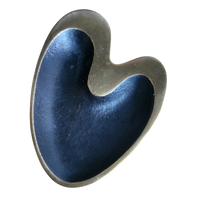 Mid-Century Modern Brass Bowl by Walter Bosse for Hertha Baller, 1950s For Sale