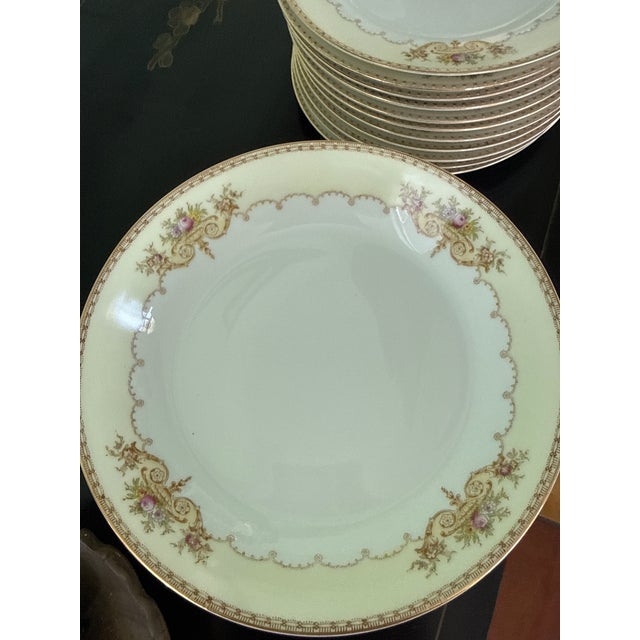 Mid 20th Century Mid 20th Century Meito Japanese Vintage Hand-Painted China - 33pcs For Sale - Image 5 of 18