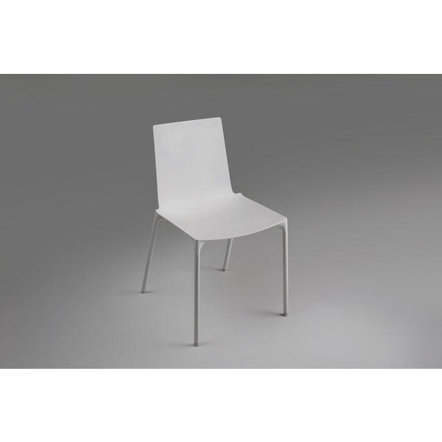 Vintage White Design Chair, Belgium, 2000s For Sale - Image 6 of 11