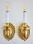 Neoclassical Style Brass Wall Sconces - A Pair For Sale - Image 4 of 12