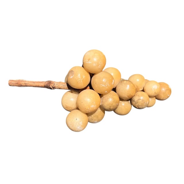 Vintage Italian Alabaster Grapes, 1940s For Sale - Image 4 of 11