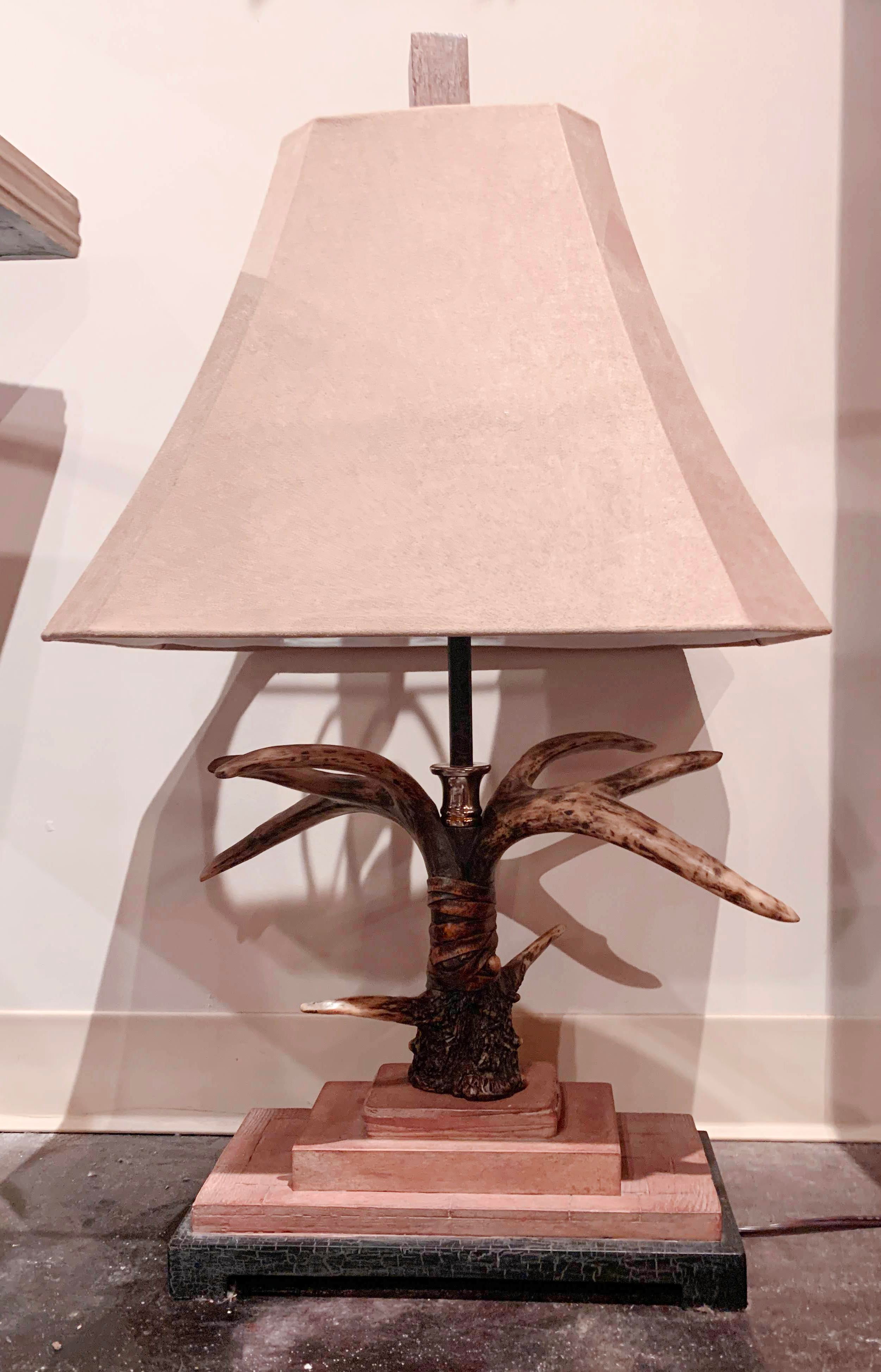 stag table lamp for sale