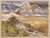 This gouache painting captures a sweeping landscape of Morrison, Colorado, showcasing the dynamic interplay of light and...