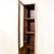 Wood Wooden Column Cabinet with Glass Door and Ceramic Knobs For Sale - Image 7 of 11