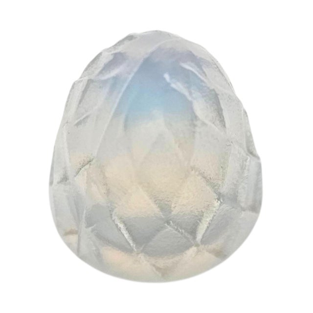 Early 20th Century Sabino Gaite Opalescent Art Deco Perfume Bottle With Nymph Relief, France For Sale - Image 5 of 11