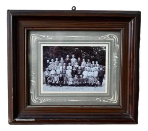School Photograph, 1890s, Photographic Paper & Glass & Paper, Framed