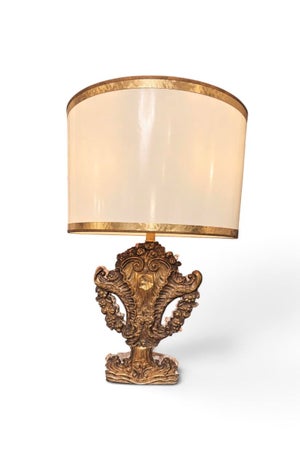 One-of-a-Kind Giltwood Architectural Fragment Table Lamp