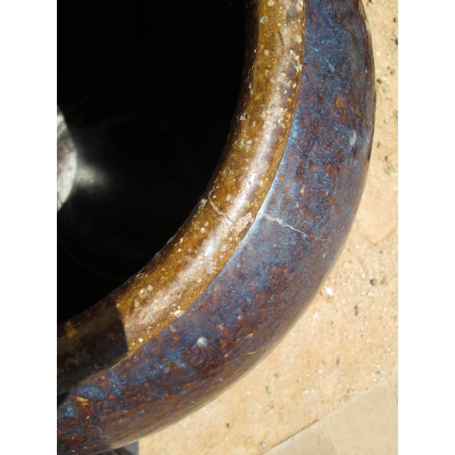 Large Antique South East Asian Wine Storage Martaban Jar For Sale - Image 10 of 12