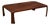 Mid-Century Saburo Inui Bent Rosewood Coffee Table by Tendo Mokko, Japan C. 1960 For Sale