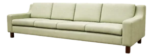 Sergio Rodrigues “Caola” Sofa in Brazilian Rosewood and Green Fabric, 1960s - Lot 125