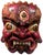 Vintage Nepal Newar Bhairava Clay Fiber Deity Wall Mask 13" For Sale - Image 4 of 13