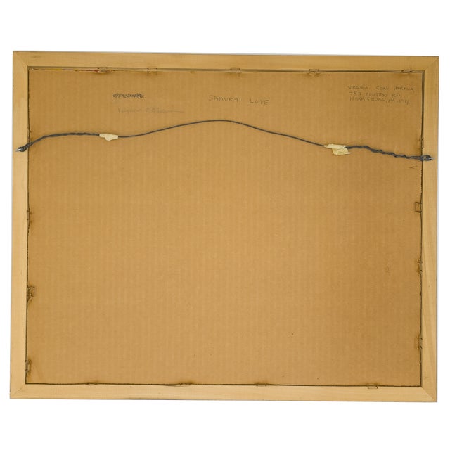 Figurative Samurai Love - Virginia Cohn Parkum, C. 1980s For Sale - Image 3 of 8