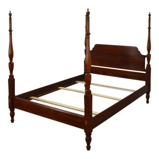 Henkel Harris Full Size Cherry Poster Bed For Sale