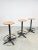 Vintage French Industrial Bar Stools, 1960s, Set of 3 For Sale - Image 4 of 4