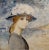 Figurative Bernard Charoy -Portrait of a Young Girl at a Beach in South of France -Oil Painting For Sale - Image 3 of 9