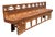 Rare 18th Century Chinese Carved Elm Long Opera Bench For Sale