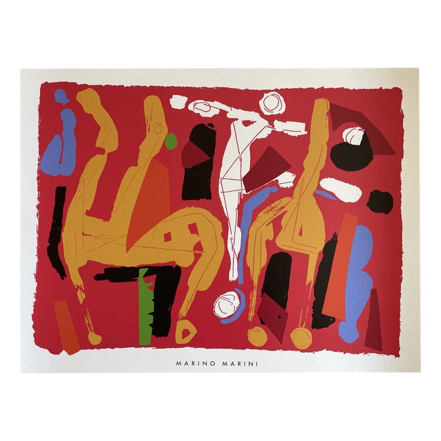 Marino Marini, Chevaux et Cavaliers V, 1972 / 1994, Silk-screen For Sale