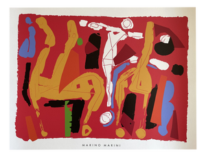 Marino Marini, Chevaux et Cavaliers V, 1972 / 1994, Silk-screen
