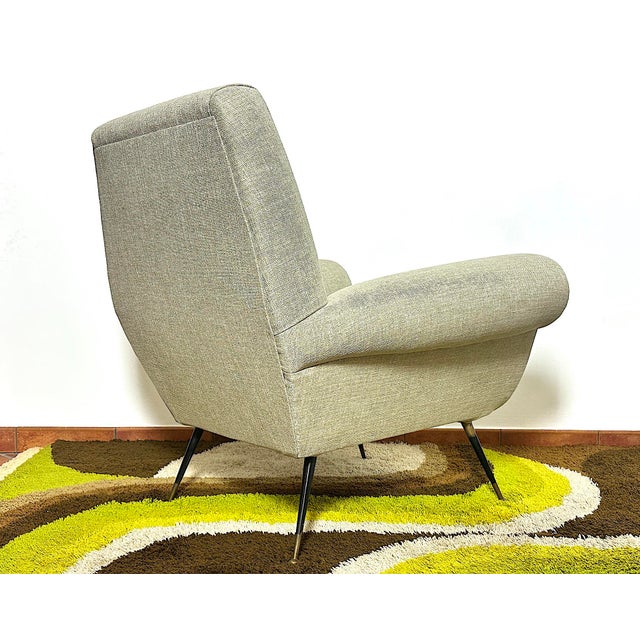 Vintage Lounge Chair by Gigi Radice, Italy, 1950s For Sale - Image 10 of 13