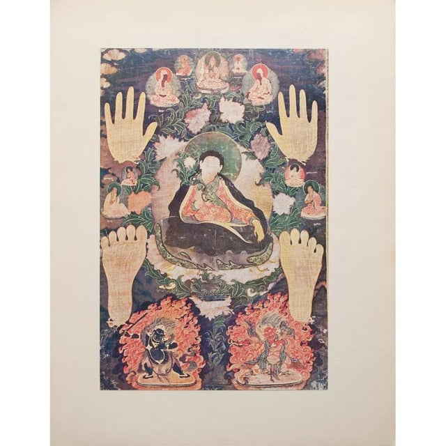 1954 Portrait of a Tibetan Mystic, First Edition Parisian Full-Color Print For Sale - Image 9 of 9