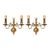 Vintage Brass Two-Arm Wall Sconces – Pair For Sale