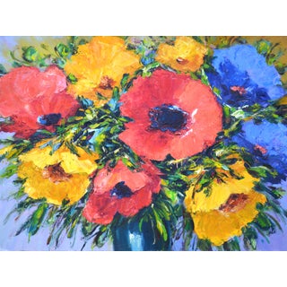 Poppies 19. Modern Original Hand Painting. For Sale