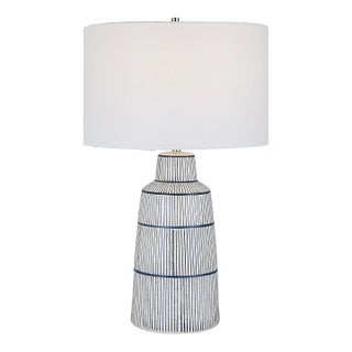 Breton Nautical Stripe Table Lamp For Sale