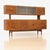 Large Mid Century Credenza and Hutch For Sale - Image 13 of 15