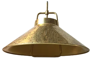 Adjustable Danish P 295 Brass Pendant by Fritz Schlegel for Lyfa, 1960s