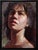 Contemporary A World Away by Matt Talbert | Oil on Linen Panel Portrait of a woman looking upward For Sale - Image 3 of 5