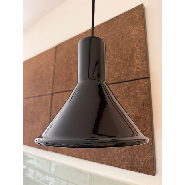 Aubergine P&T Mini Pendant Light by Michael Bang for Holmegaard, 1970s For Sale - Image 6 of 11
