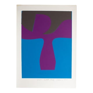 1973 Structure Series #47 Serigraph Print by Harry Hilson For Sale