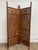 Vintage Hand Carved Two Panel Teak Room Divider Folding Screen For Sale - Image 9 of 14