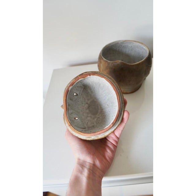 Ceramic Owl Sculpture by Agnès Escala, 1960s For Sale - Image 6 of 16