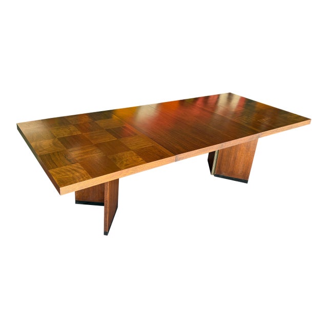 Lane Staccato Brutalist Dining Table For Sale