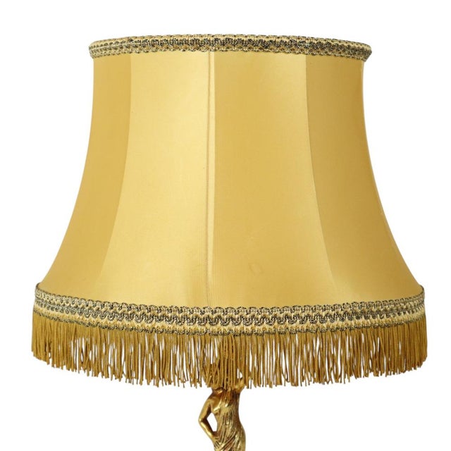 Vintage Table Lamp in Brass and Onyx Marble, 1960s For Sale - Image 10 of 17