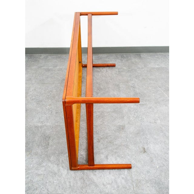 Mid Century Danish Modern Coffee Table Solid Teak Denmark Surfboard MCM Vintage For Sale In Sacramento - Image 6 of 12