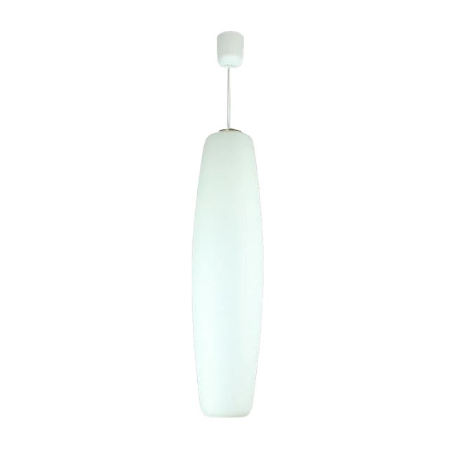 Opaline Glass Pendant Lamp from Rupert Nikoll, 1950s For Sale