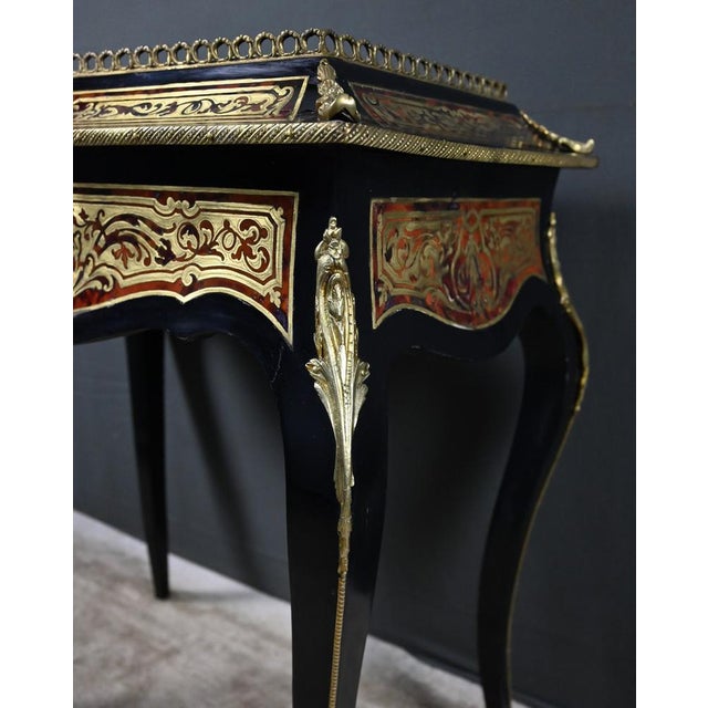 Mid-19th Century Napoleon III Marquetry Jardinière For Sale - Image 10 of 18