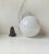 Functionalist Globe Pendant Lamp in White Opaline Glass from Louis Poulsen, 1930s For Sale - Image 6 of 6