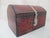 Olinala Guerrero Mexico Red & Black Lacquer Carved Animals Lidded Wood Box For Sale - Image 4 of 18
